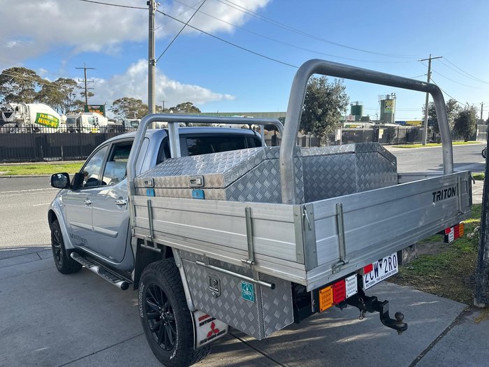 2014 Mitsubishi Triton GLX-R Warrior MN MY15 4X4 Dual Range Cool Silver