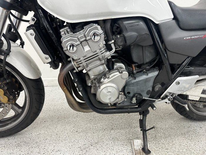 2009 Honda CB400 WHITE
