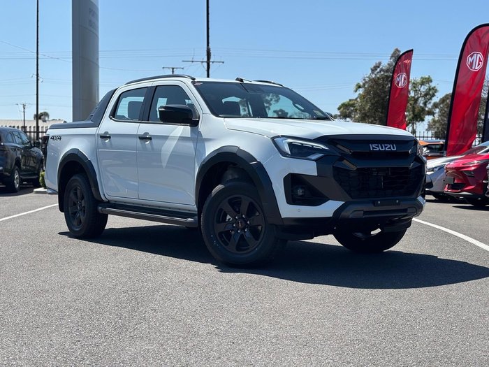 2025 Isuzu D-MAX X-TERRAIN MY24 4X4 Dual Range Mineral White