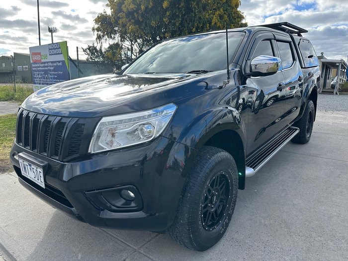 2015 Nissan Navara ST D23 4X4 Dual Range Cosmic Black