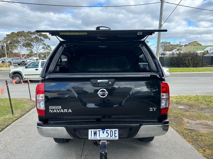 2015 Nissan Navara ST D23 4X4 Dual Range Cosmic Black