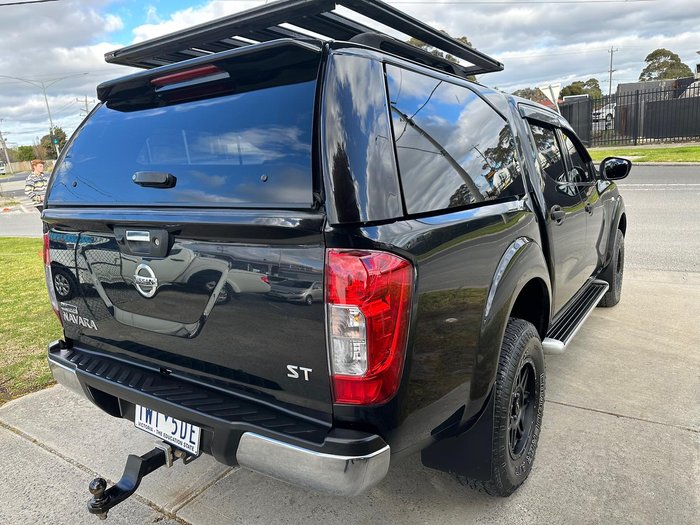 2015 Nissan Navara ST D23 4X4 Dual Range Cosmic Black