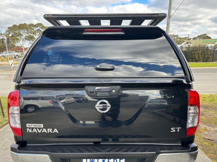 2015 Nissan Navara ST D23 4X4 Dual Range Cosmic Black