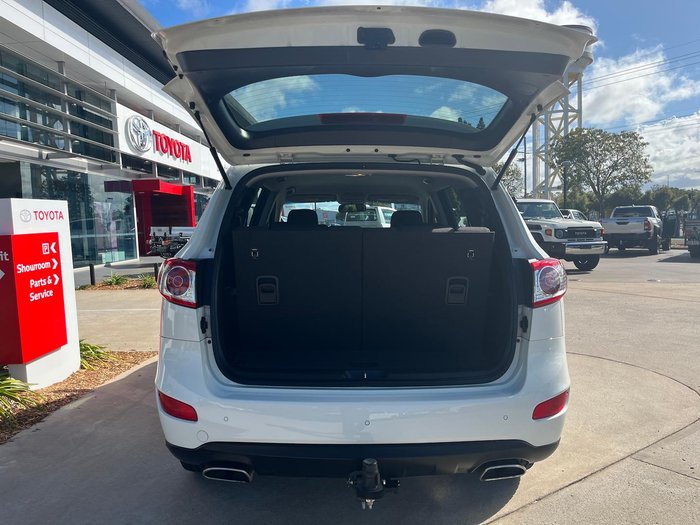 2011 Hyundai Santa Fe SLX CM MY11 4X4 On Demand Vanilla White