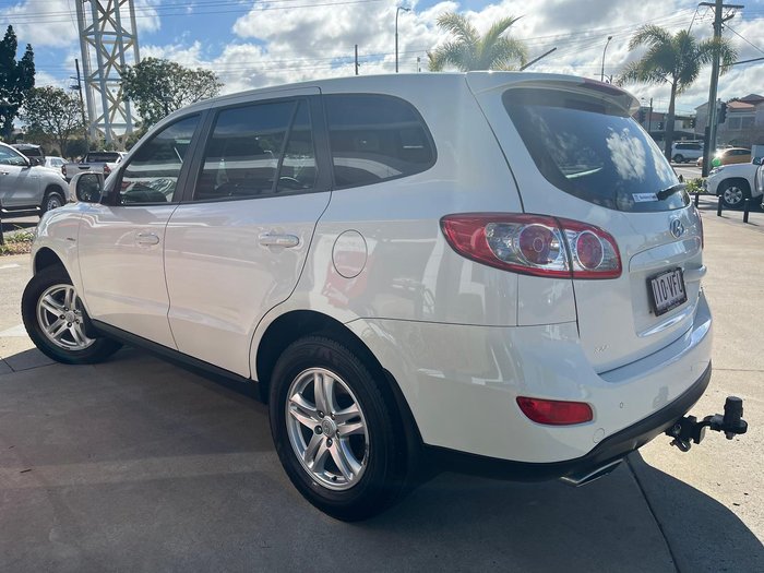 2011 Hyundai Santa Fe SLX CM MY11 4X4 On Demand Vanilla White