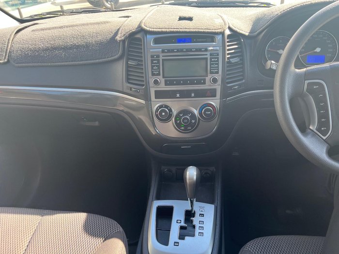 2011 Hyundai Santa Fe SLX CM MY11 4X4 On Demand Vanilla White