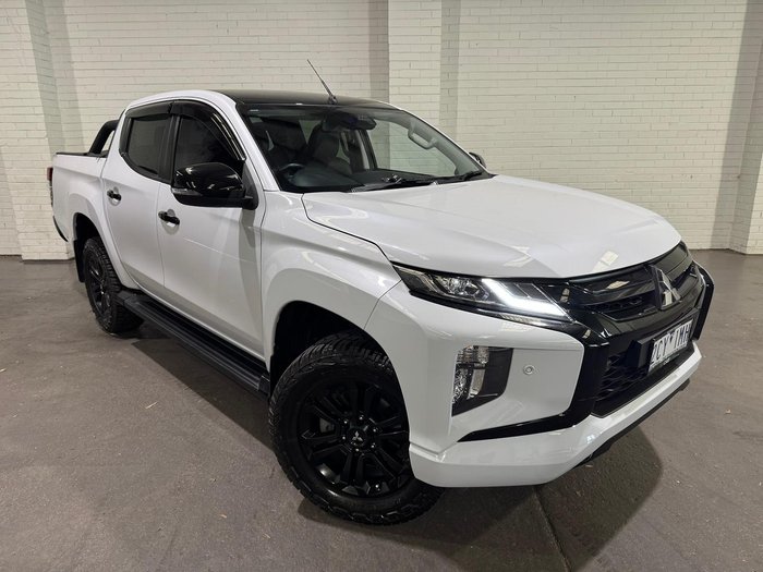 2022 Mitsubishi Triton GSR MR MY22 4X4 Dual Range White Diamond with Black Roof