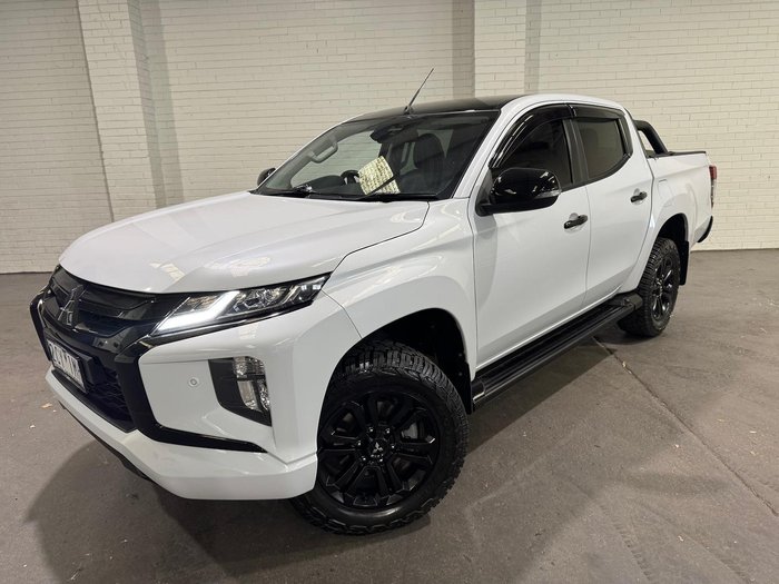 2022 Mitsubishi Triton GSR MR MY22 4X4 Dual Range White Diamond with Black Roof