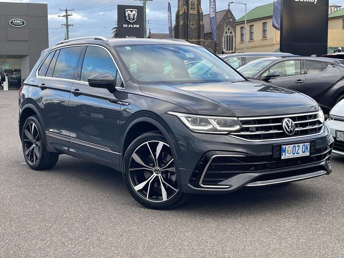 2022 Volkswagen Tiguan 162TSI R-Line 5N MY22 Four Wheel Drive Dolphin Grey
