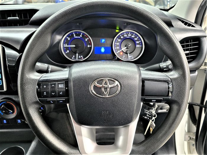 2016 Toyota Hilux SR GUN126R 4X4 Dual Range Glacier White