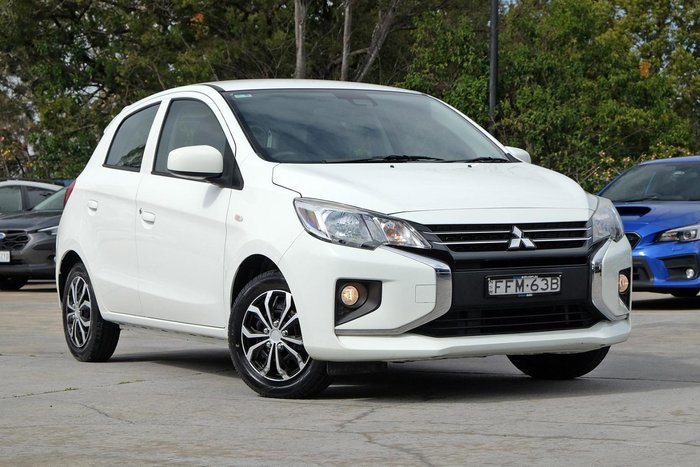 2021 Mitsubishi Mirage ES LB MY22 White
