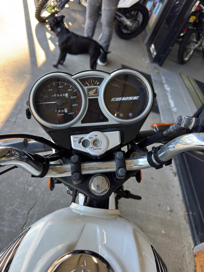 2012 Honda CB125E CB White