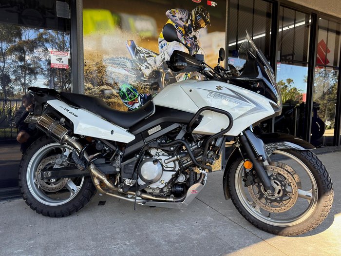 2008 Suzuki V-Strom 650 (DL650) V-Strom White