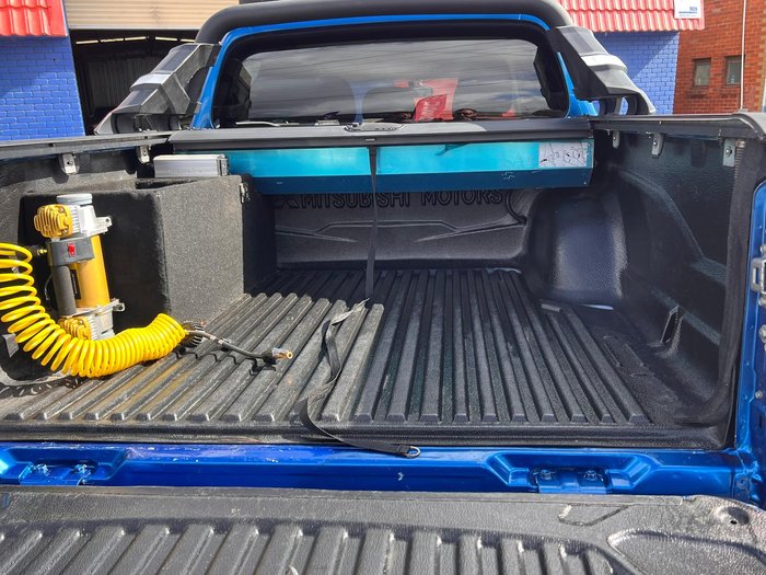 2016 Mitsubishi Triton GLS MQ MY16 4X4 Dual Range Impulse Blue