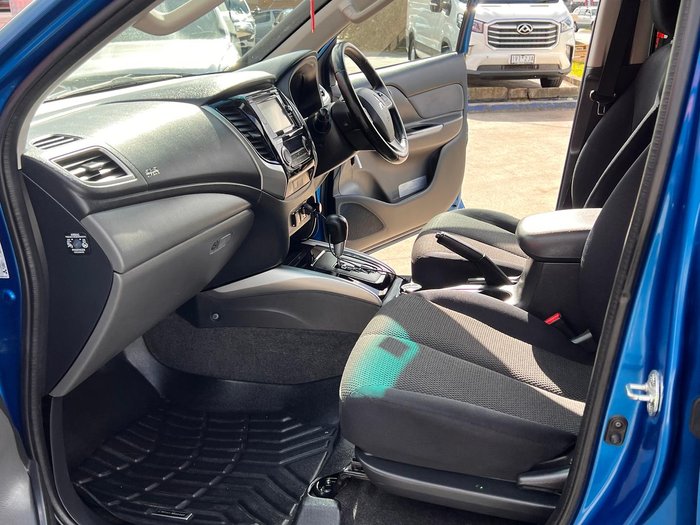 2016 Mitsubishi Triton GLS MQ MY16 4X4 Dual Range Impulse Blue
