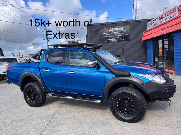 2016 Mitsubishi Triton GLS MQ MY16 4X4 Dual Range Impulse Blue