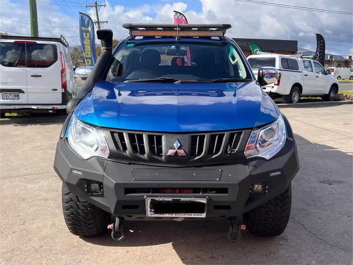 2016 Mitsubishi Triton GLS MQ MY16 4X4 Dual Range Impulse Blue