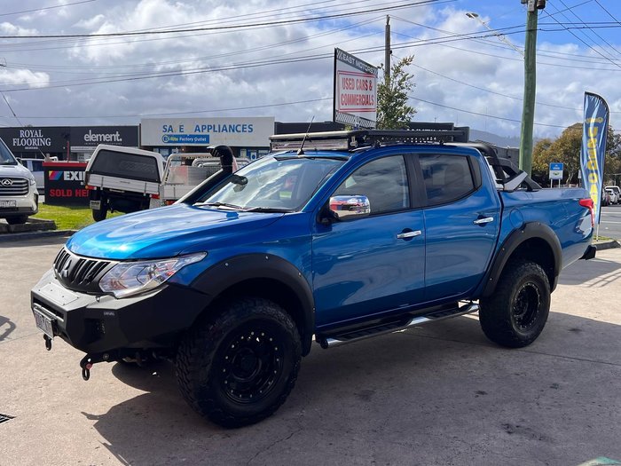 2016 Mitsubishi Triton GLS MQ MY16 4X4 Dual Range Impulse Blue