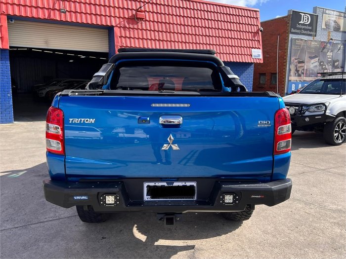 2016 Mitsubishi Triton GLS MQ MY16 4X4 Dual Range Impulse Blue