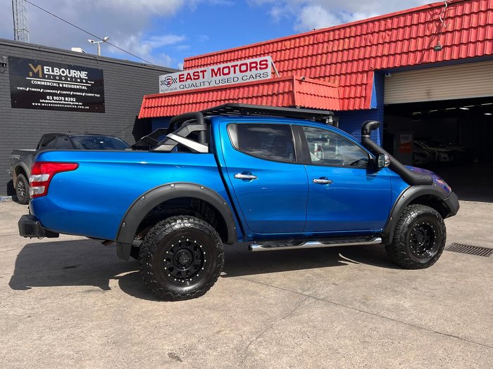 2016 Mitsubishi Triton GLS MQ MY16 4X4 Dual Range Impulse Blue