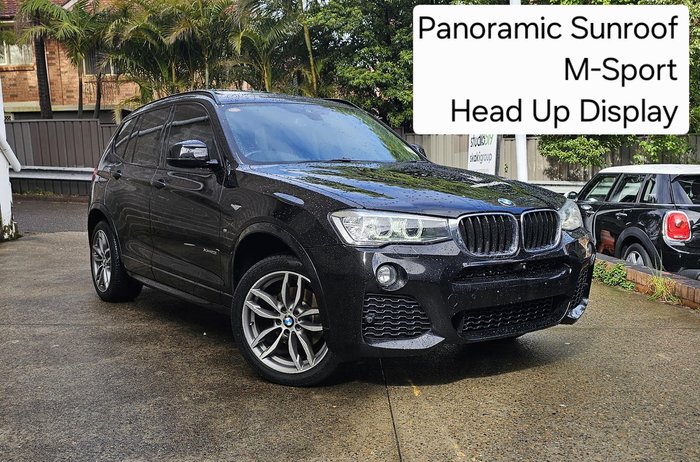 2017 BMW X3 xDrive20i F25 LCI 4X4 Constant Black Sapphire