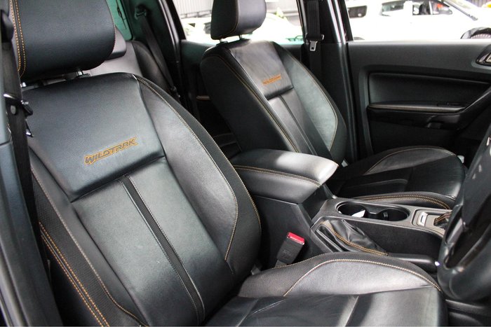 2019 Ford Ranger Wildtrak PX MkIII MY20.25 4X4 Dual Range Shadow Black