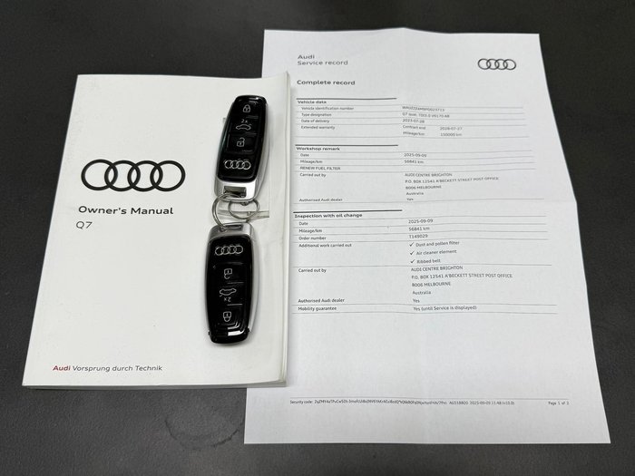 2023 Audi Q7 45 TDI 4M MY23 Four Wheel Drive Mythos Black