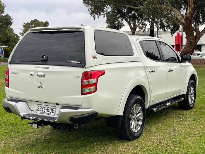 2016 Mitsubishi Triton GLS MQ MY16 4X4 Dual Range White