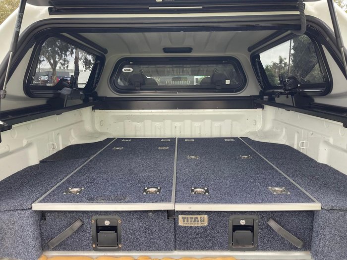 2016 Mitsubishi Triton GLS MQ MY16 4X4 Dual Range White