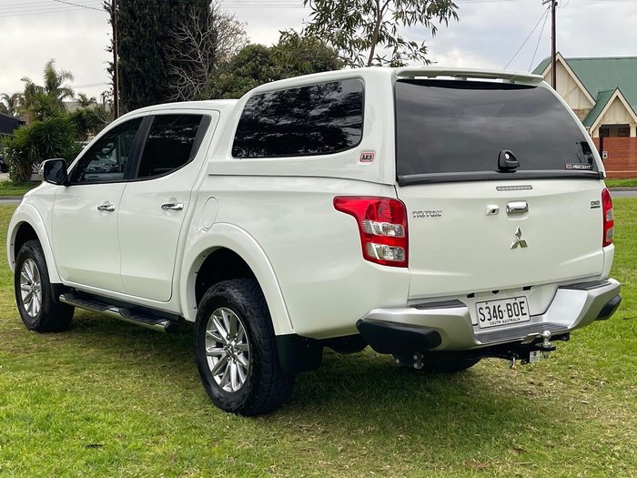 2016 Mitsubishi Triton GLS MQ MY16 4X4 Dual Range White