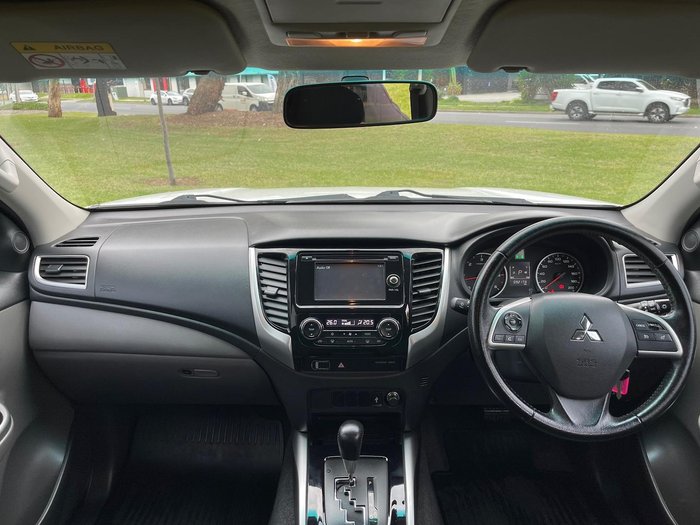 2016 Mitsubishi Triton GLS MQ MY16 4X4 Dual Range White