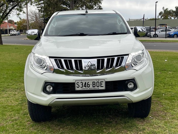 2016 Mitsubishi Triton GLS MQ MY16 4X4 Dual Range White