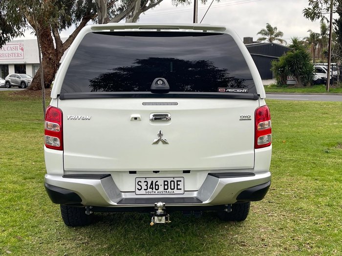 2016 Mitsubishi Triton GLS MQ MY16 4X4 Dual Range White