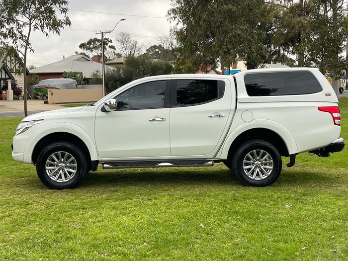 2016 Mitsubishi Triton GLS MQ MY16 4X4 Dual Range White
