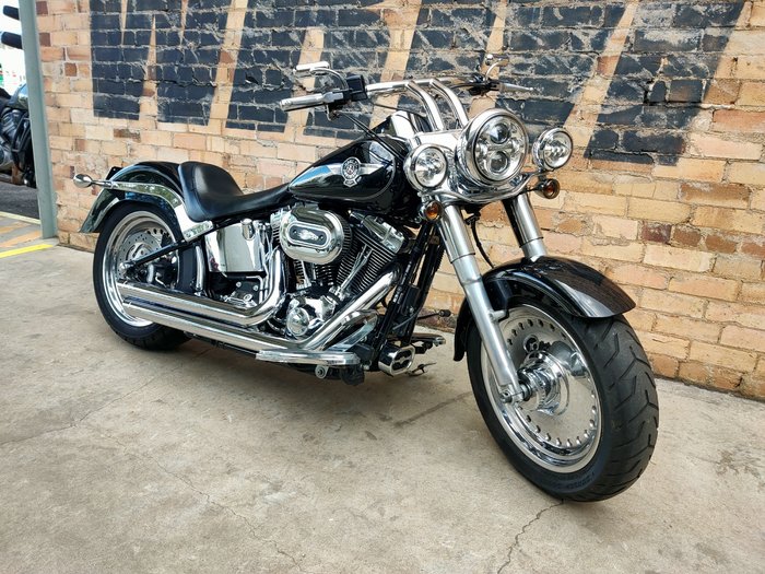 2013 HARLEY-DAVIDSON FAT BOY 103 (FLSTF) ROAD BLACK