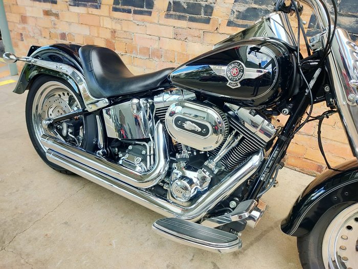 2013 HARLEY-DAVIDSON FAT BOY 103 (FLSTF) ROAD BLACK