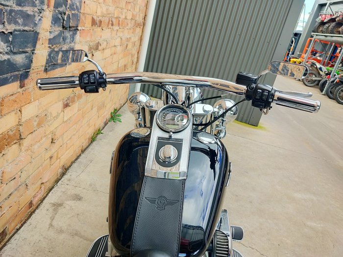 2013 HARLEY-DAVIDSON FAT BOY 103 (FLSTF) ROAD BLACK