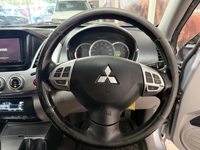 2011 Mitsubishi Triton GLX-R MN MY11 4X4 Dual Range Cool Silver