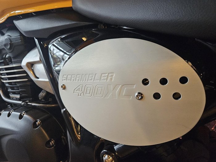 2025 Triumph Scrambler 400 XC Scrambler Yellow