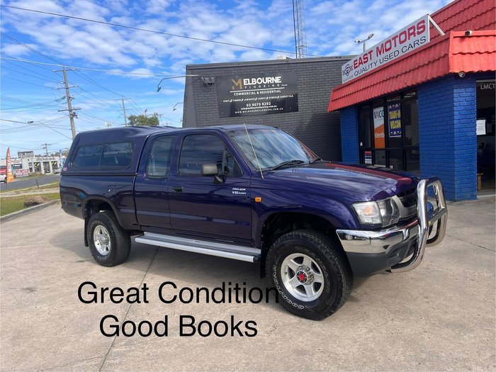 2003 Toyota Hilux VZN172R MY02 4X4 Dual Range Atlantis Blue