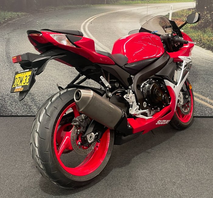 2012 Suzuki GSX-R600 White