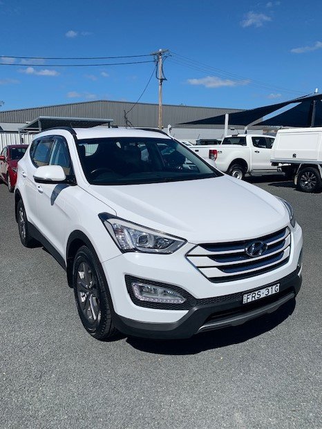 2015 Hyundai Santa Fe Active DM2 MY15 4X4 On Demand WHITE