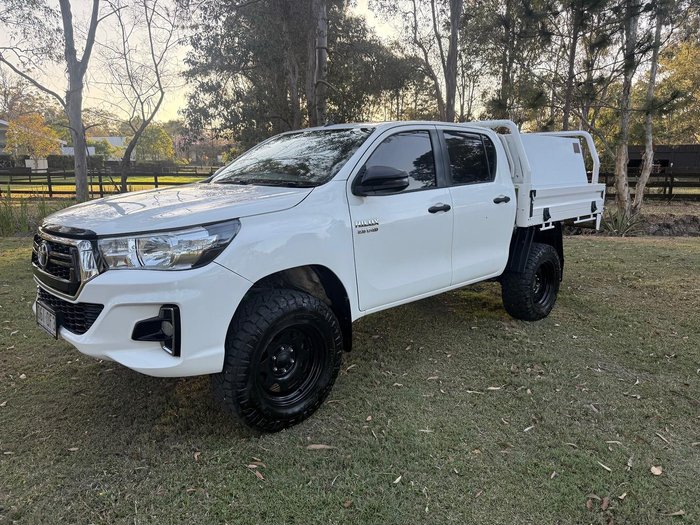 2018 Toyota Hilux SR GUN126R 4X4 Dual Range Glacier White