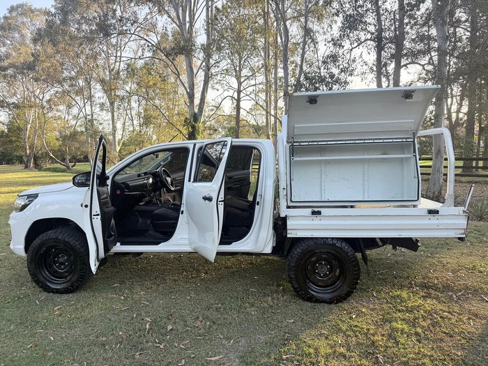 2018 Toyota Hilux SR GUN126R 4X4 Dual Range Glacier White