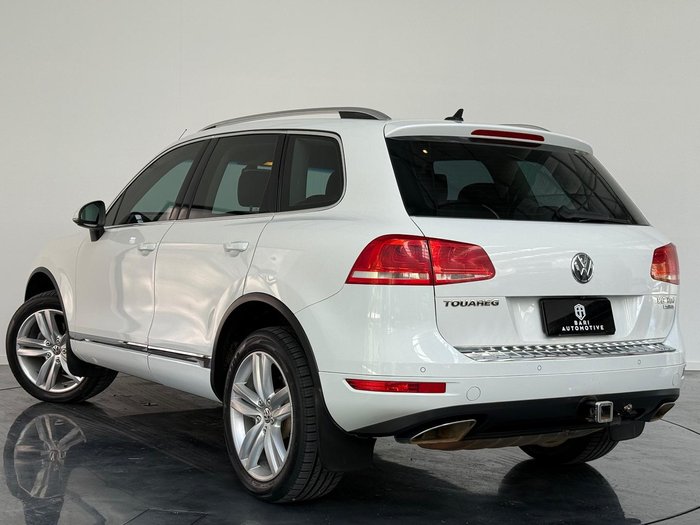 2013 Volkswagen Touareg V6 TDI 7P MY14 Four Wheel Drive Pure White