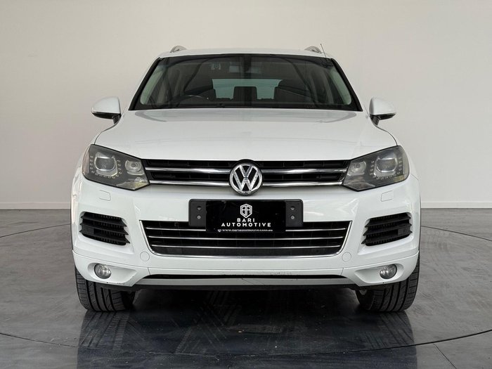 2013 Volkswagen Touareg V6 TDI 7P MY14 Four Wheel Drive Pure White