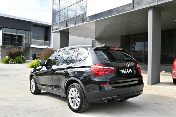 2012 BMW X3 xDrive20i F25 MY12.5 4X4 Constant Black