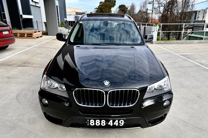 2012 BMW X3 xDrive20i F25 MY12.5 4X4 Constant Black