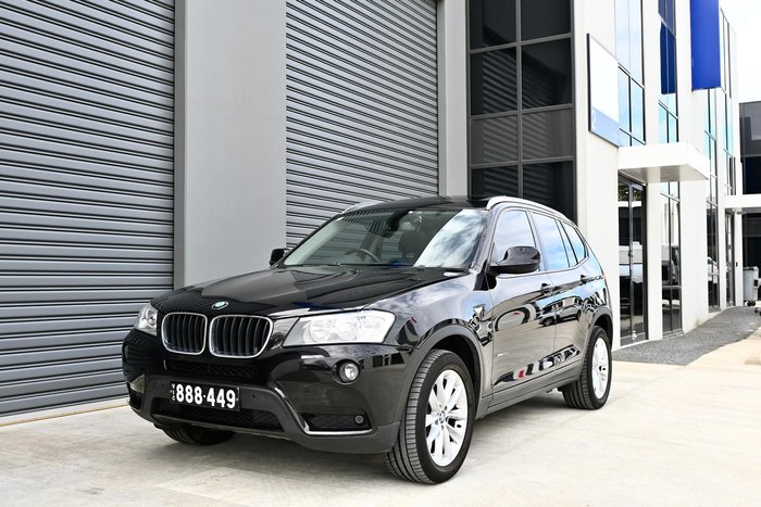 2012 BMW X3 xDrive20i F25 MY12.5 4X4 Constant Black