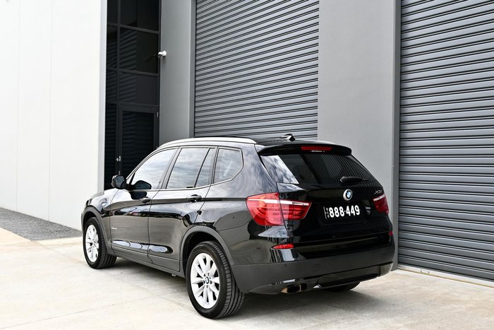 2012 BMW X3 xDrive20i F25 MY12.5 4X4 Constant Black